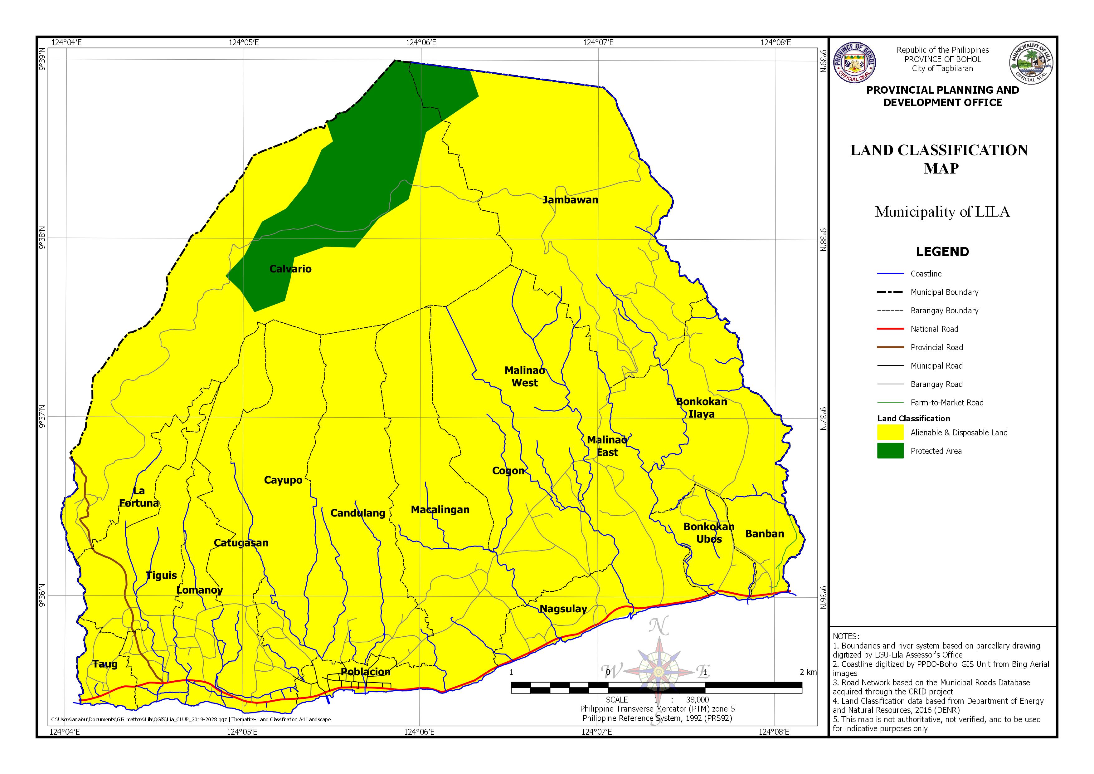 Land Classisfication Map